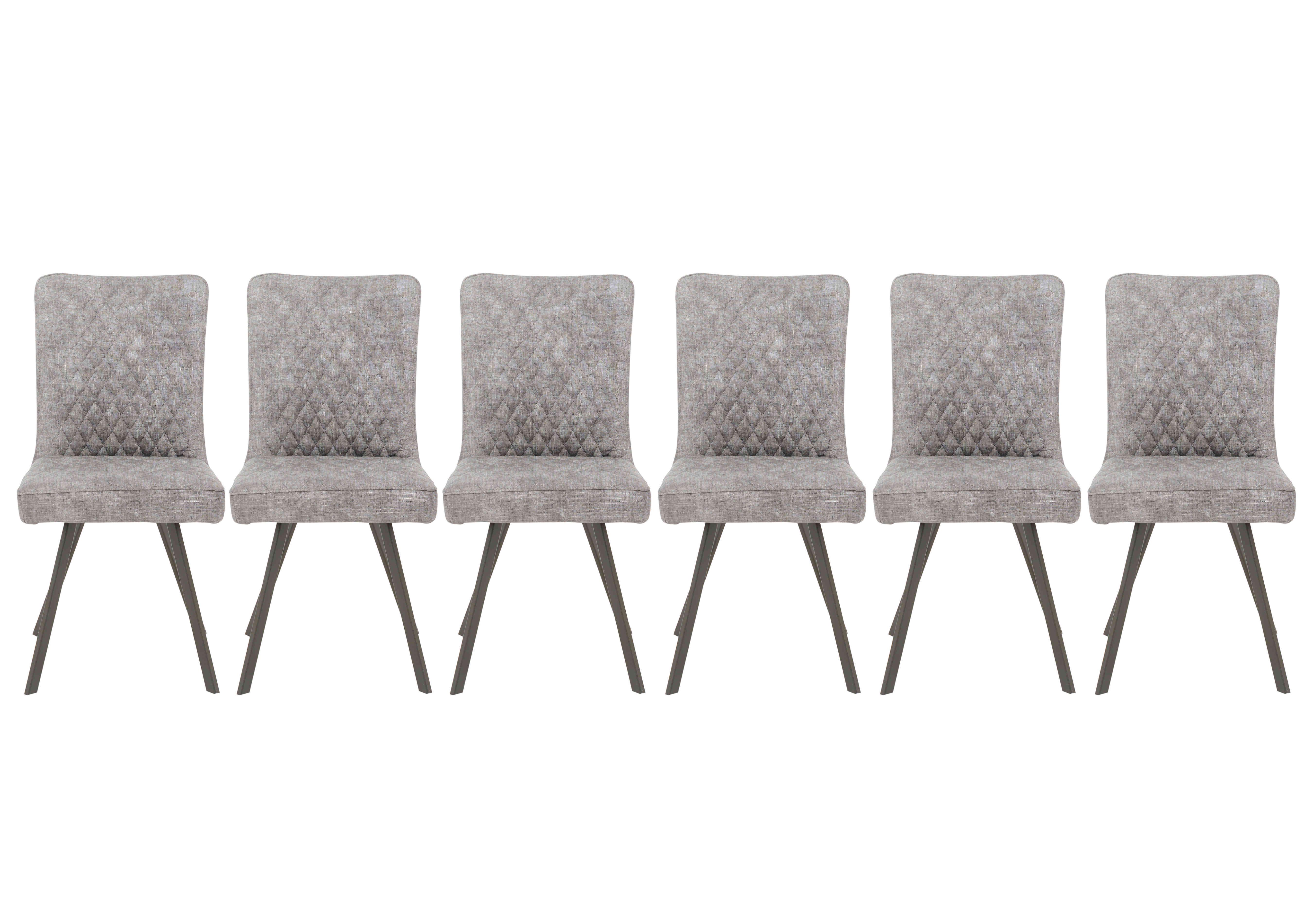 Noble house bowrun fabric upholstered dining chairs set of 6 wheat