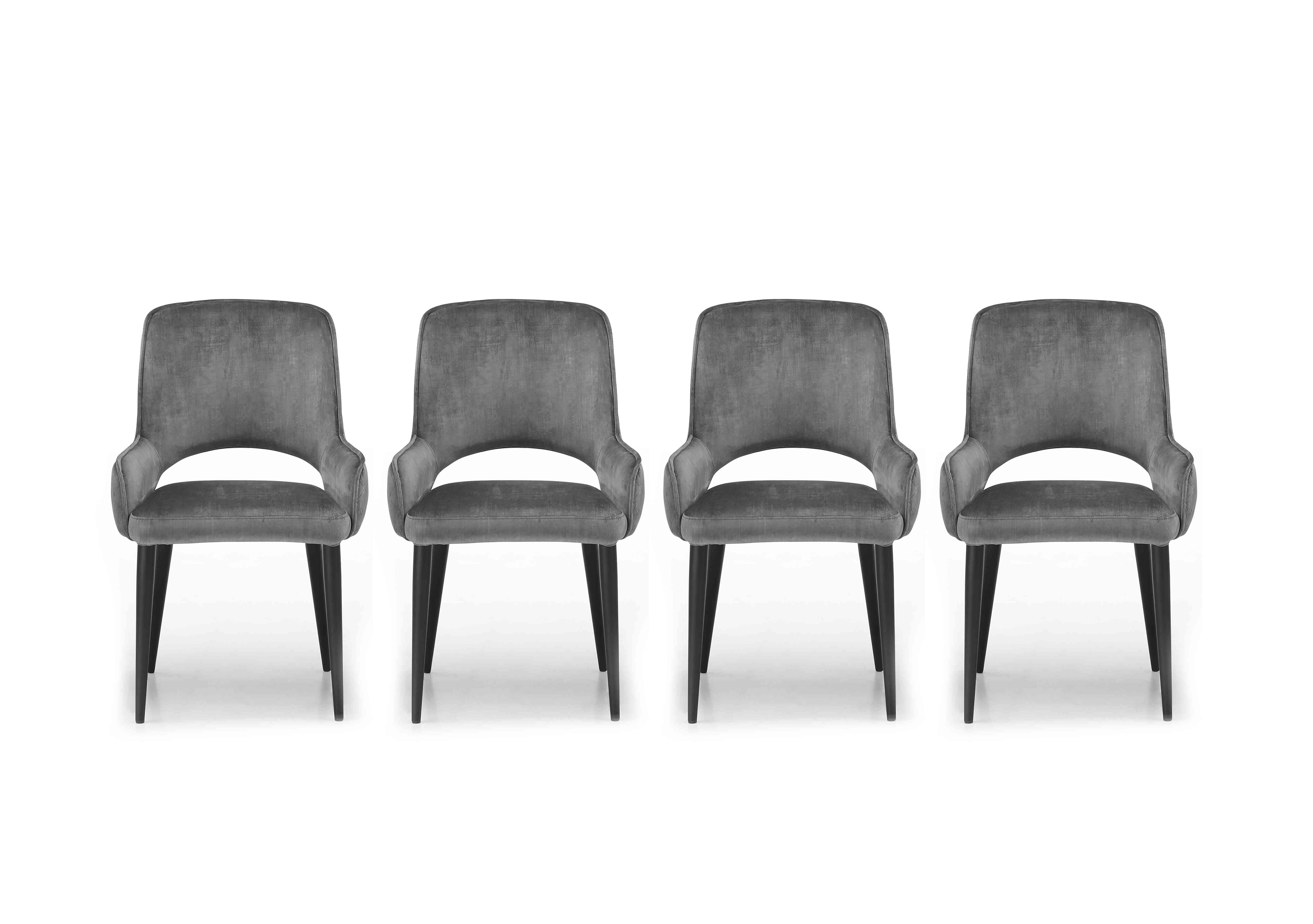 Basque Set of 4 Dining Chairs Furniture Village