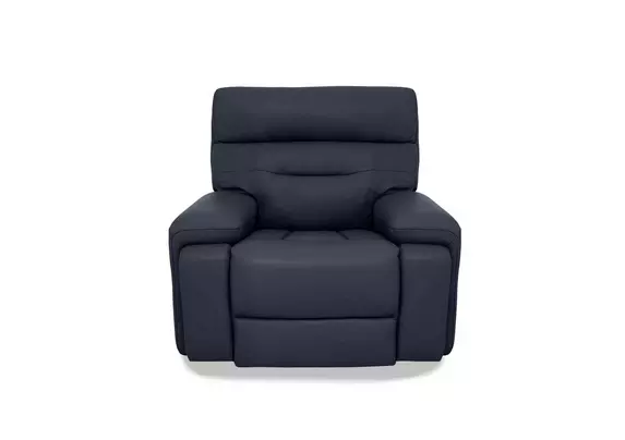 Blake leather power swivel best sale glider recliner with power headrest