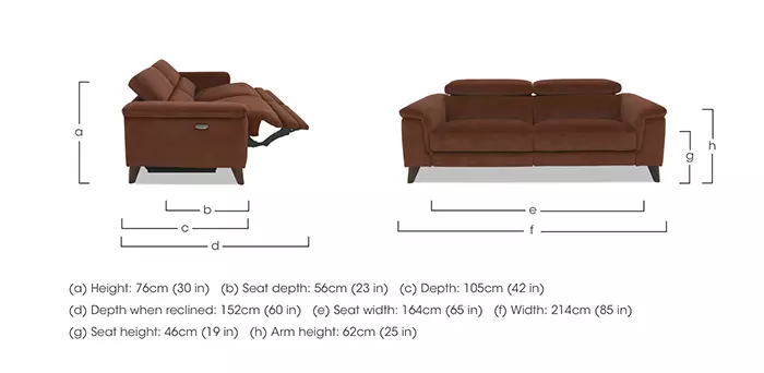 Wade 3 Seater Fabric Sofa Furniture Village