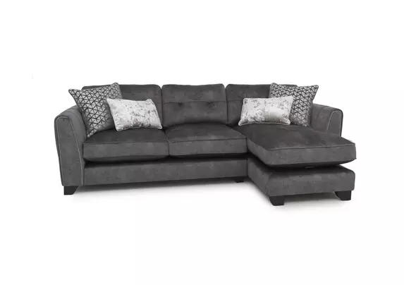 Ariana Fabric Classic Back Chaise End Sofa Furniture Village