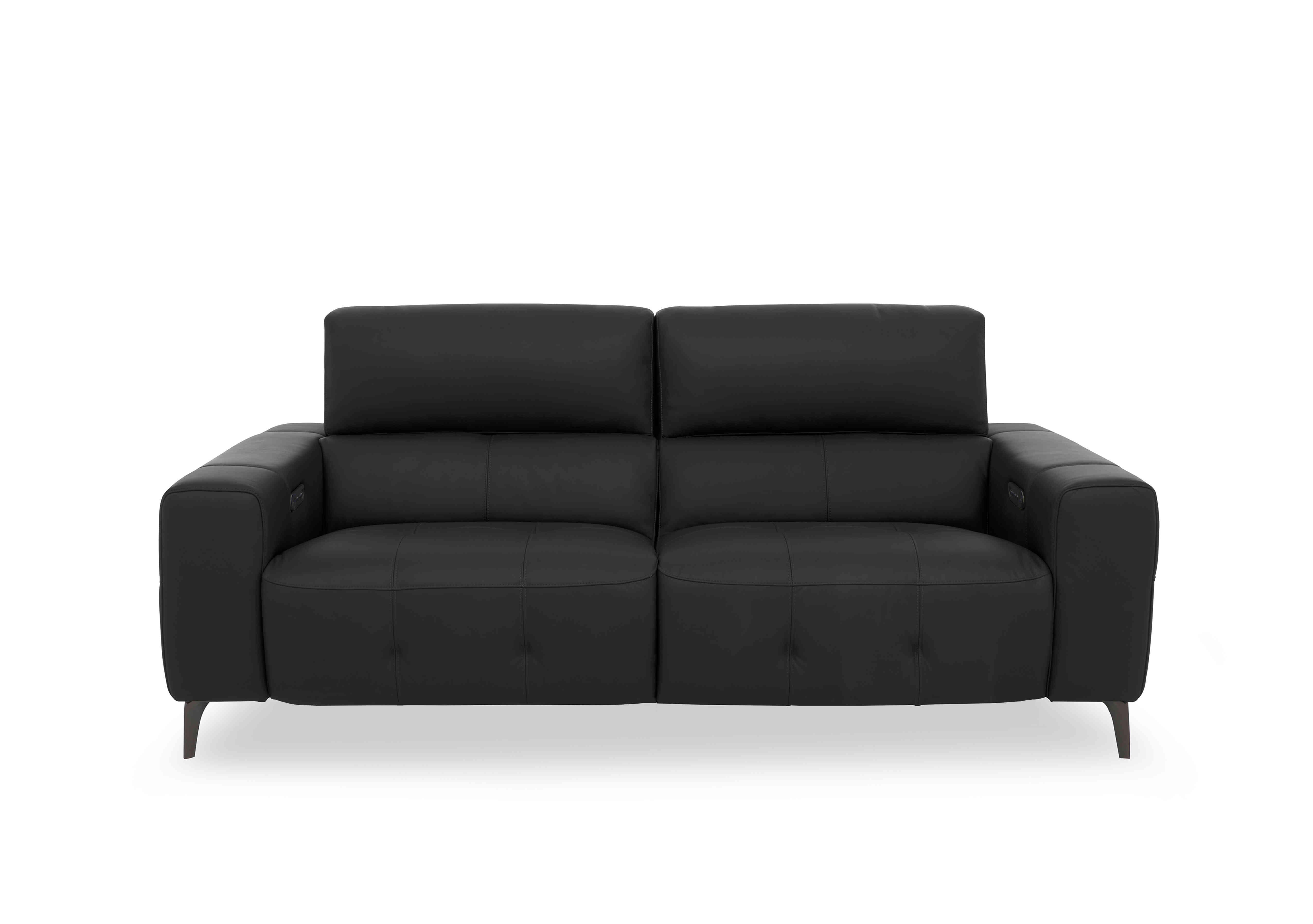 Black deals long couch