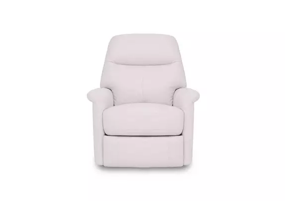 White leather deals rocking chair