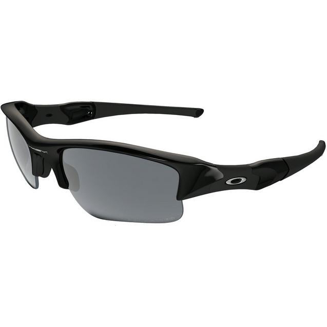 Flak Jacket XLJ Jet Black Iridium Polarized Sunglasses OAKLEY