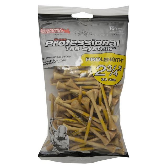 Prolength 2 3/4 Inch Tees (100 Count) PRIDE SPORTS