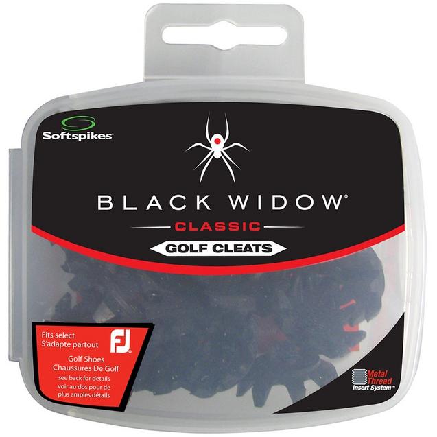 Black Widow Small Metal Thread Spikes - Set of 22 SOFTSPIKES