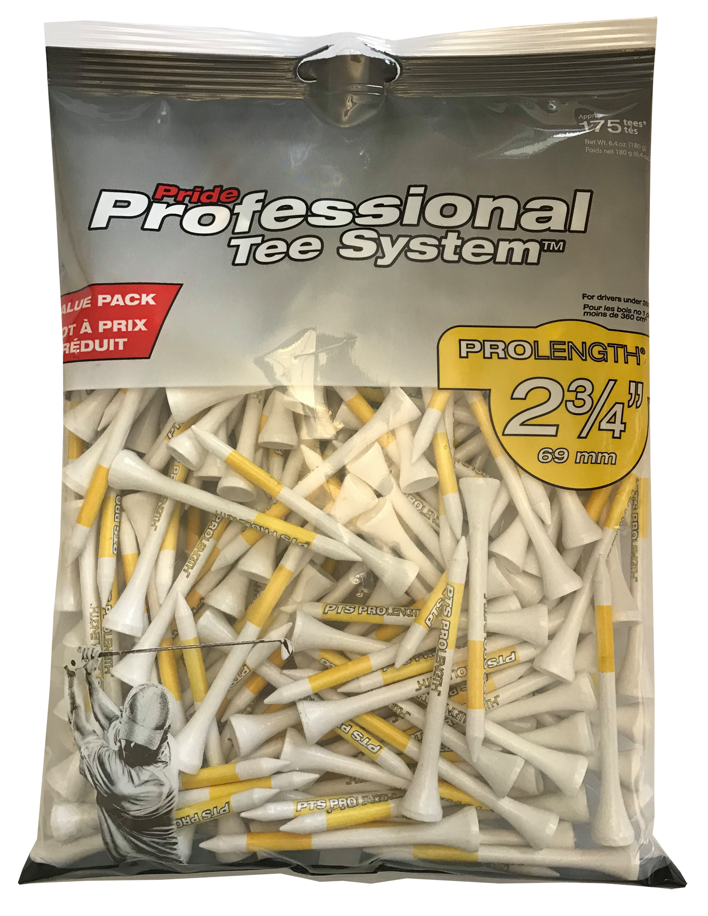 Prolength 2 3/4 Inch Tees (175 Count)