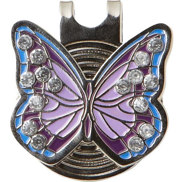 marqueur de balles Papillon Violet en Cristal  ZTECH