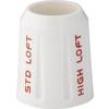 Ferrule cannel&eacute;e de .370 po pour b&acirc;tons R11 - Blanc