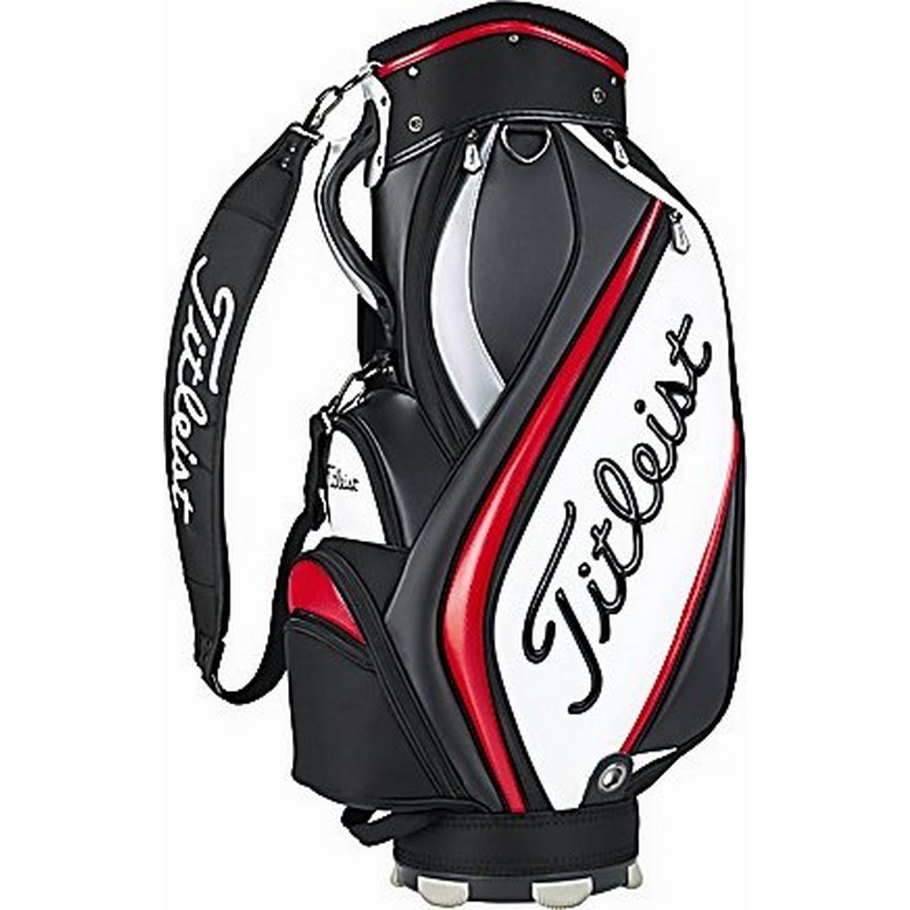 9.5IN MidSize Staff Bag TITLEIST Golf Bags Unisex BLACK RED WHITE Golf Town Limited