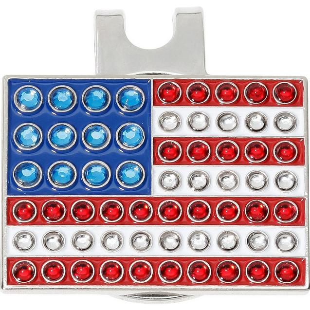 USA Flag Ball Marker with Cap Clip