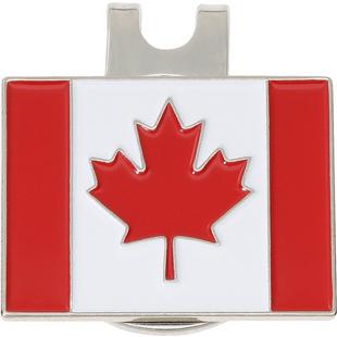 Marqueur de balle avec drapeau canadien et pince pour casquette