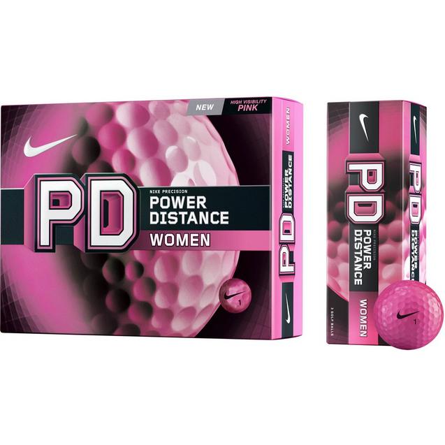 Women's Power Distance Pink Golf Balls