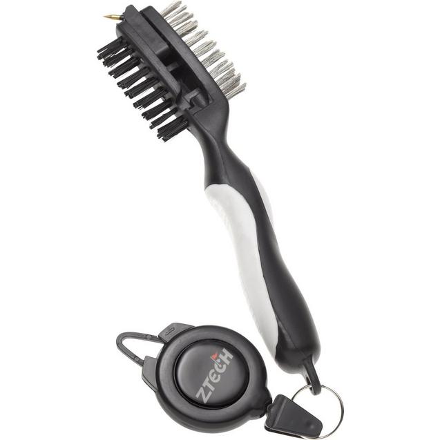 Brosse universelle pour bâton avec cordon rétractable