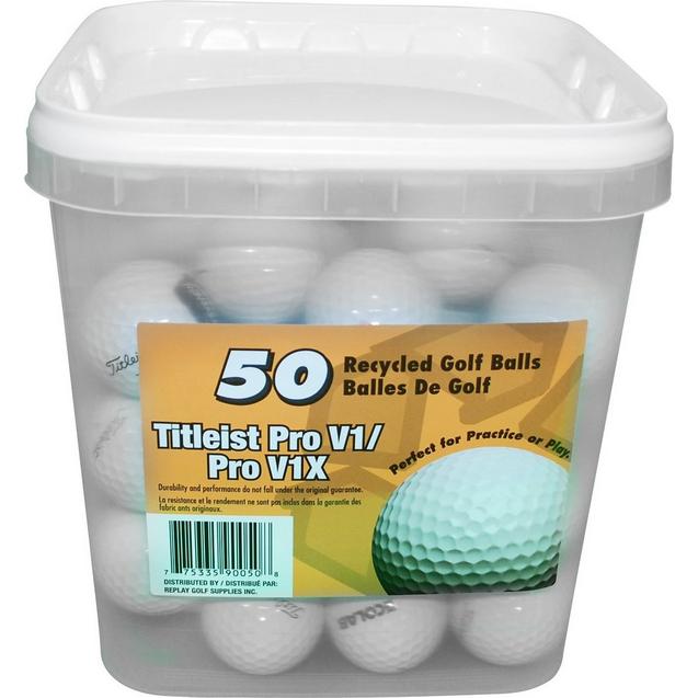 Balles Titleist Pro V1/Pro V1x recyclées REPLAY