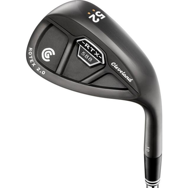 588 RTX 2.0 CB Black Satin Wedge with Steel Shaft | CLEVELAND