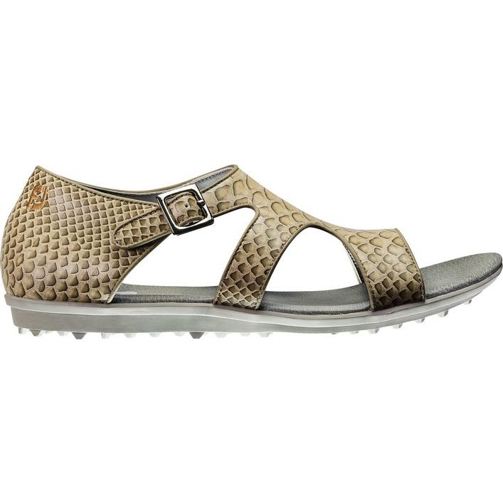 Women's Closeout Naples Collection Spikeless Sandal - Beige/Brown (FJ# 92369)