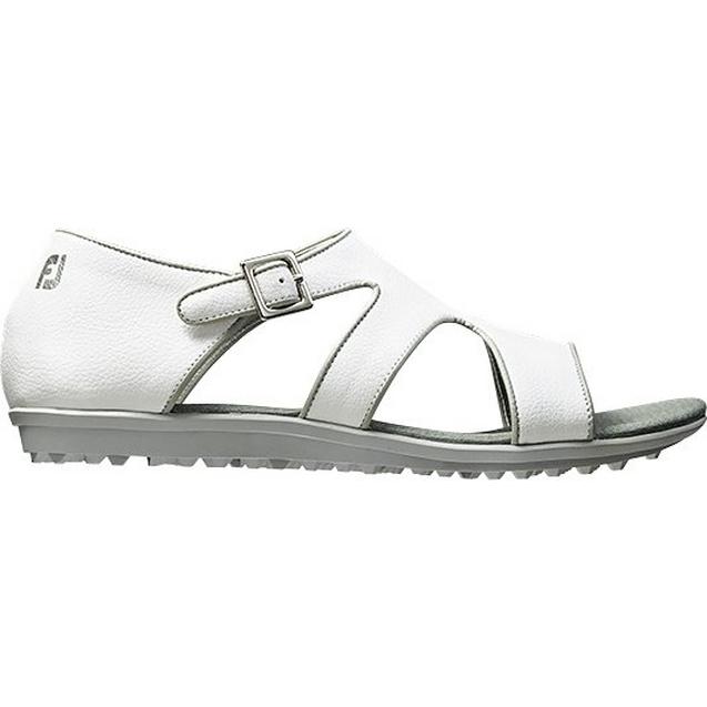 Women's Closeout Naples Collection Spikeless Sandal - White/Black/Brown (FJ# 92351)