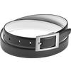 Ceinture réversible avec boucle à barre centrale pour femmes