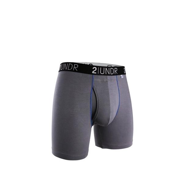 2UNDR Mens Night Shift 6 Boxer Brief Underwear (50 Shades, Large