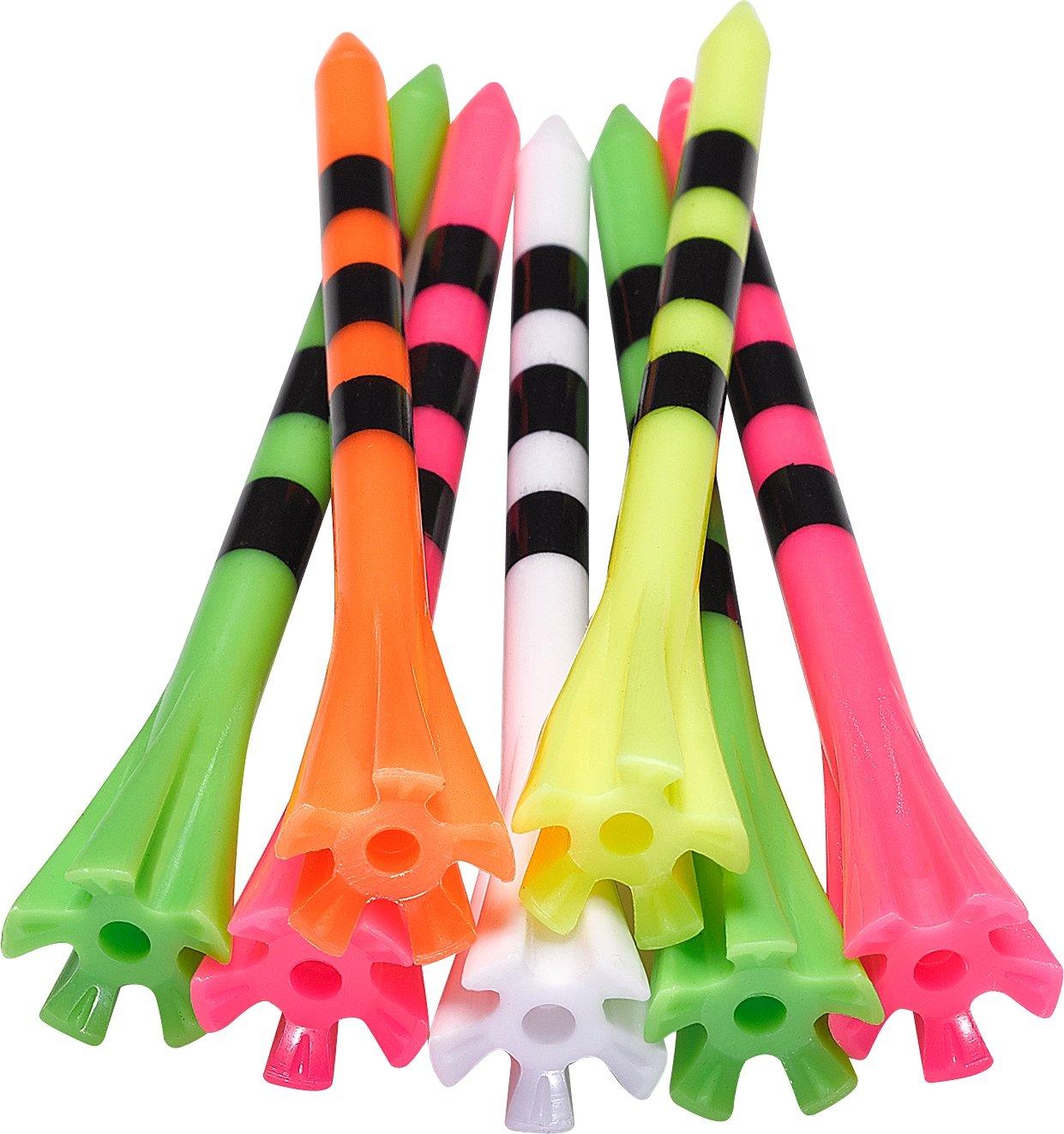 No Resistance 3 1/4 Inch Launch Control Stripe Tees - (50 Count)