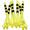 YELLOW | No Resistance 3 1/4 Inch Launch Control Stripe Tees - (50 Count)