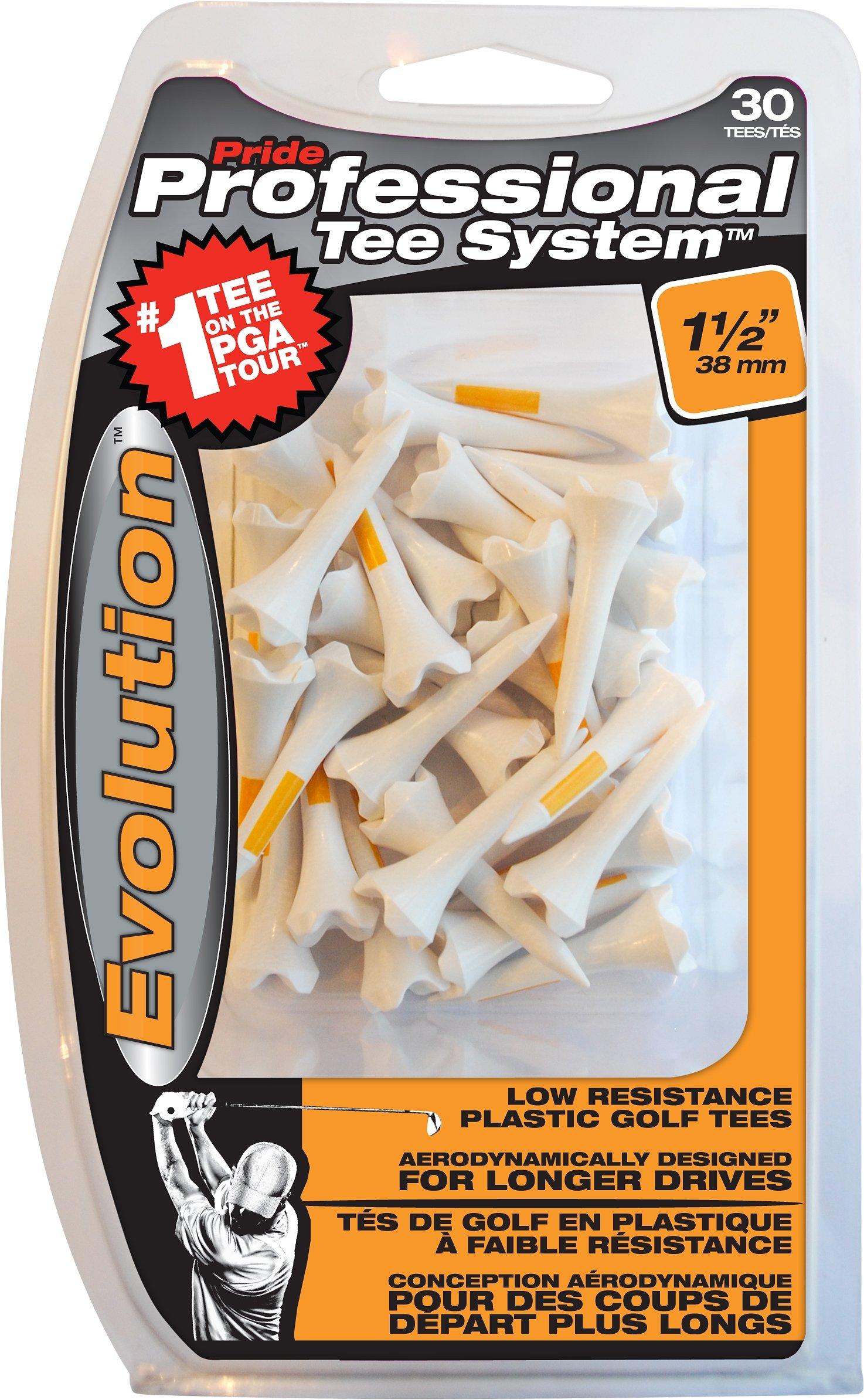 Pride Sports | Pride Performance Mini 1.5" Plastic Golf Tees, Orange