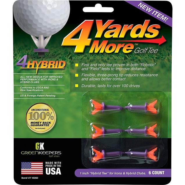 4 Yards More Tees - 1 Inch Hybrid GREENKEEPER