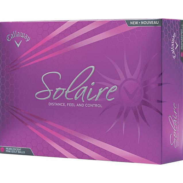 Balles Solaire HEX, boîte de 12 - Rose