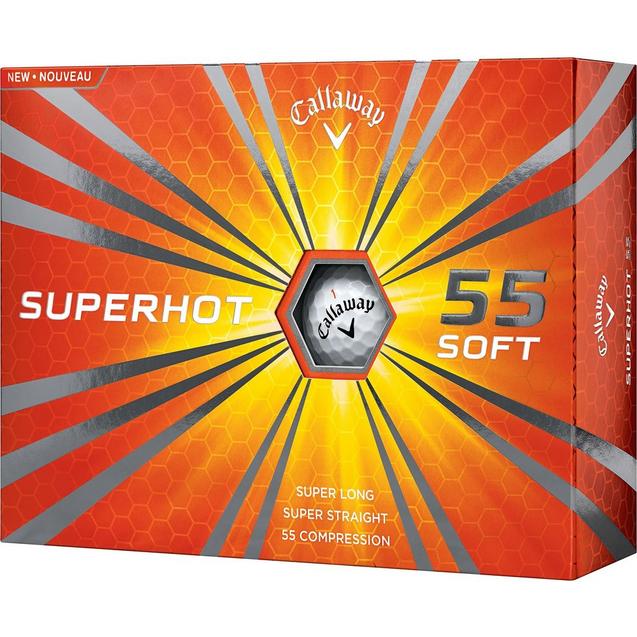 Balles Superhot 55 blanches