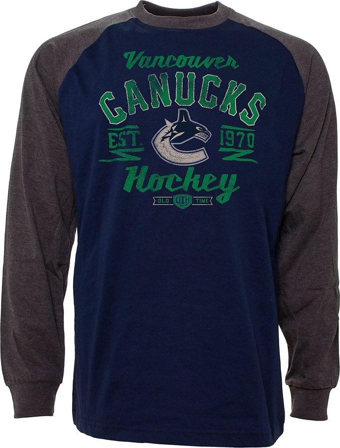 Men\'s Empire Vancouver Canucks Long Sleeve Shirt
