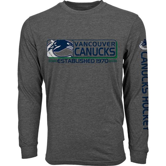 Men's Shooter Vancouver Canucks Long Sleeve Top