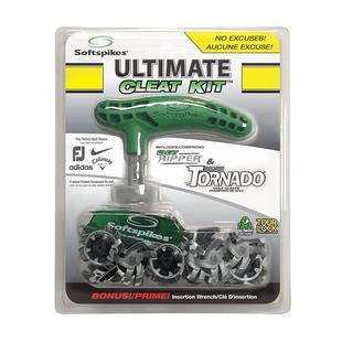 Silver Tornado Tour Lock Ultimate Cleat Kit - Silver/Black