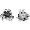 Crampons Silver Tornado Tour Lock Clamshell - Argent/Noir
