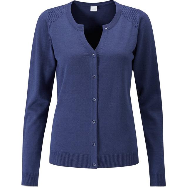 Cardigan à boutons à manches longues pour femmes PING