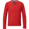 Veste Allover à manches longues avec col en V pour hommes