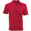 Men's Monaco Calgary Flames Stripe Short Sleeve Polo