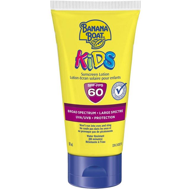 Lotion écran solaire pour enfants à FPS 60, 90 mL  