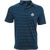 Polo Monaco Maple Leafs de Toronto rayé à manches courtes pour hommes