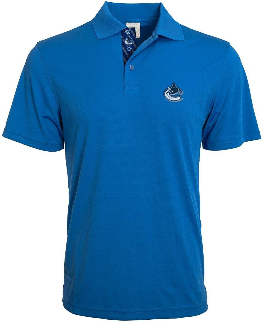 Men\'s Evolve Skate Vancouver Canucks Short Sleeve Polo