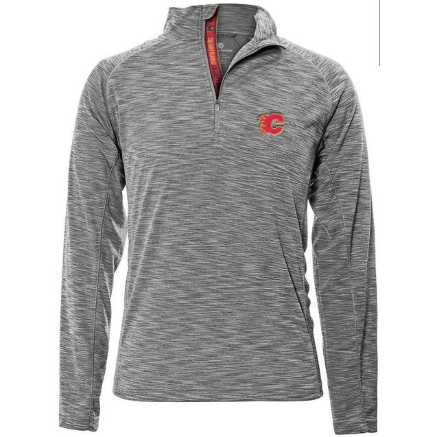 Men's Mobility Calgary Flames Quarter-Zip Sweater