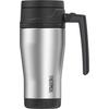 Tasse de voyage en acier inoxydable à double paroi, 470 mL