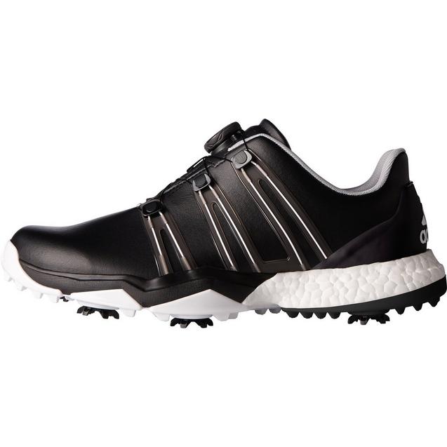 Men's Powerband BOA Boost Spiked Golf Shoes- Black/White