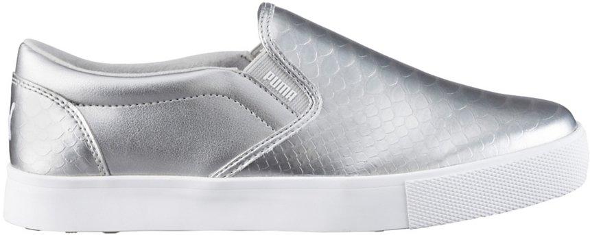 Women's Tustin Slip On Spikeless Golf Shoe- Puma Silver/White
