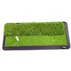 Tapis de pratique à deux gazons