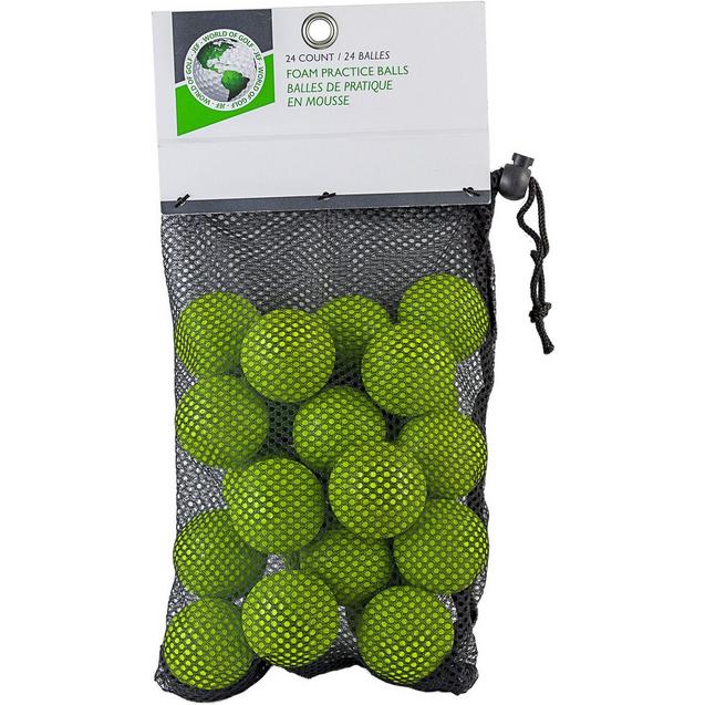 Foam Practice Balls- 24 Pack JEF WORLD OF GOLF