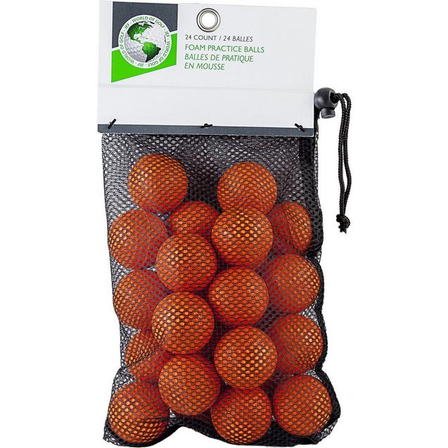 Foam Practice Balls- 24 Pack JEF WORLD OF GOLF