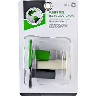 Rubber Tees- 3 Pack JEF WORLD OF GOLF