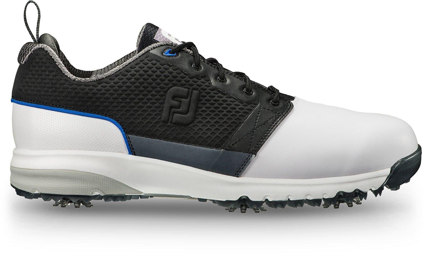 Men's ContourFIT Spiked Golf Shoe - White/Black @ Golf Town Limited