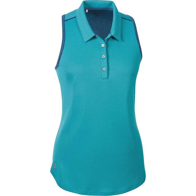 Women's Technical Microdot Racer Back Sleeveless Polo ADIDAS